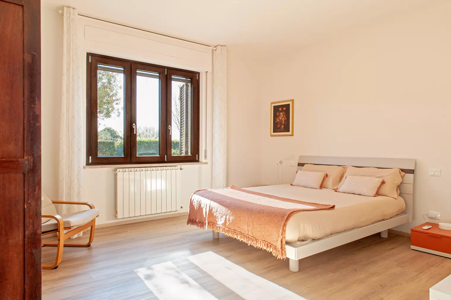 Bright bedroom at Appartamento La Quercia