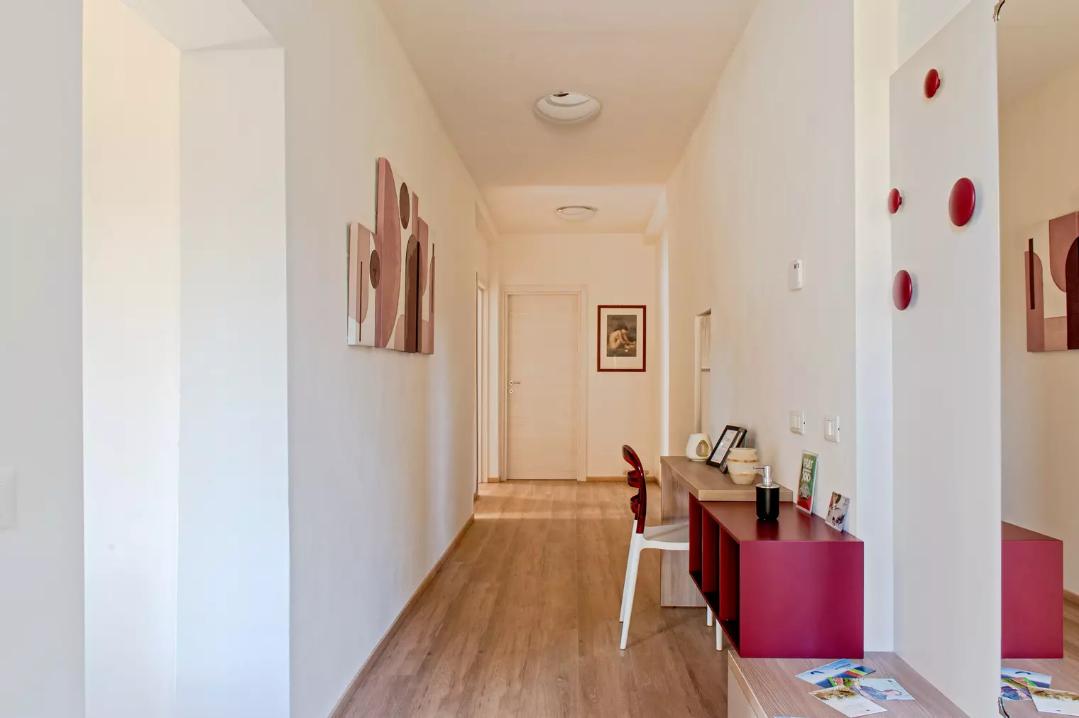Interior corridor at Appartamento La Quercia